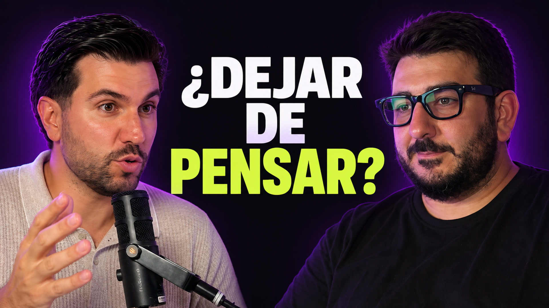 Ángel Aparicio y Luis Salgado. ¿Dejar de pensar?